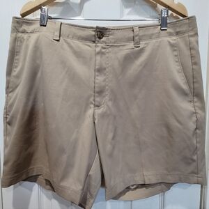 Perry Ellis Calloway Size 38 Beige Tan Golf Shorts Contemporary